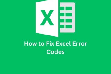 How to Fix Excel Error Codes